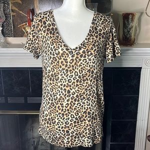 PINK Victorias Secret cheetah T-shirt Size S